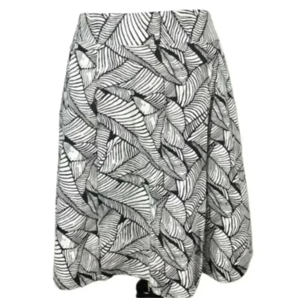 Ann Taylor loft skirt size 0 pleated 100% linen - Picture 1 of 10